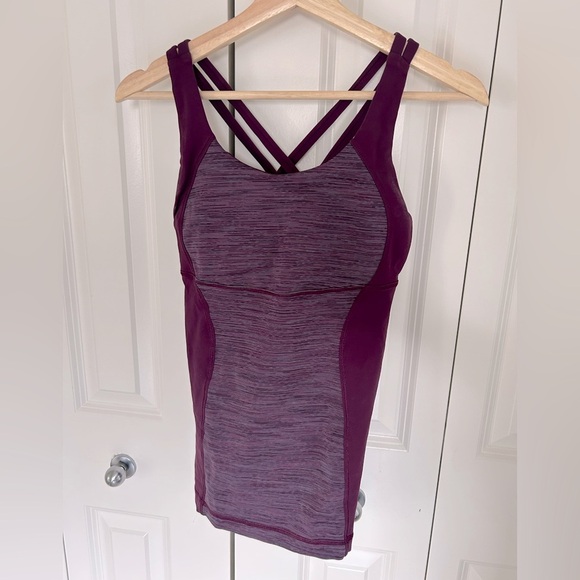 Lululemon purple tank top size 4/6 - Picture 1 of 3